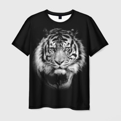 Тигр - портрет  – Мужская футболка 3D с принтом купить со скидкой в -26%