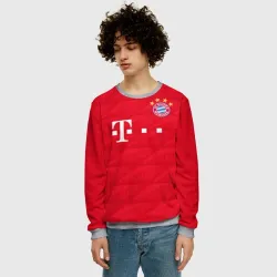 Мужской свитшот 3D Bayern home 19-20 - фото 2
