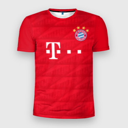 Мужская футболка 3D Slim Bayern home 19-20