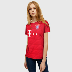 Женская футболка 3D Bayern home 19-20 - фото 2