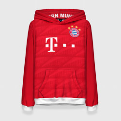 Женская толстовка 3D Bayern home 19-20