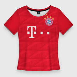 Женская футболка 3D Slim Bayern home 19-20