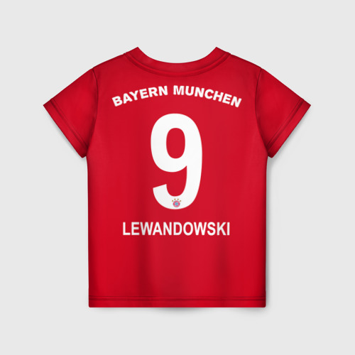 Детская футболка 3D Lewandowski home 19-20, цвет 3D печать - фото 2