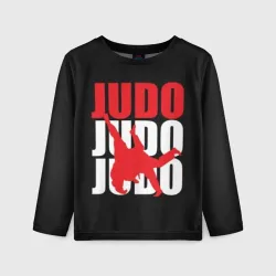 Детский лонгслив 3D Дзюдо