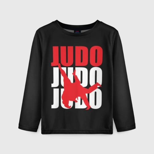 Детский лонгслив 3D Дзюдо