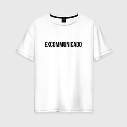 Женская футболка хлопок Oversize Excommunicado