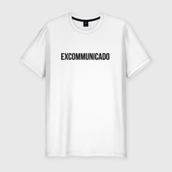 Excommunicado – Мужская футболка хлопок Slim с принтом купить