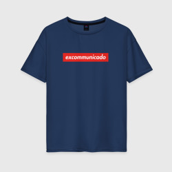 Женская футболка хлопок Oversize Excommunicado