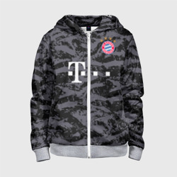 Детская толстовка 3D на молнии Bayern away gk 18-19