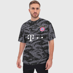 Мужская футболка oversize 3D Bayern away gk 18-19 - фото 2