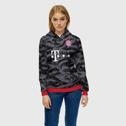 Женская толстовка 3D Bayern away gk 18-19 - фото 2