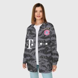 Женская рубашка oversize 3D Bayern away gk 18-19 - фото 2