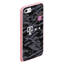 Чехол для iPhone 5/5S матовый Bayern away gk 18-19 - фото 2