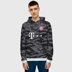 Мужская толстовка 3D Bayern away gk 18-19 - фото 2