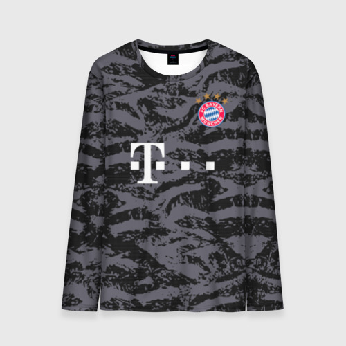 Мужской лонгслив 3D Bayern away gk 18-19, цвет 3D печать