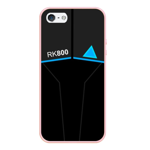 Чехол для iPhone 5/5S матовый RK800 Connor, цвет светло-розовый
