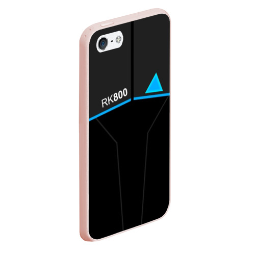 Чехол для iPhone 5/5S матовый RK800 Connor, цвет светло-розовый - фото 3