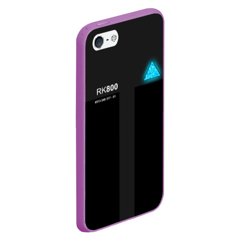 Чехол для iPhone 5/5S матовый RK800 Connor, цвет фиолетовый - фото 3