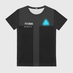 Женская футболка 3D RK800 Connor