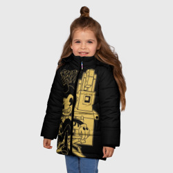 Зимняя куртка для девочек 3D Bendy And The Ink Machine 40 - фото 2