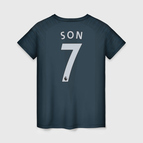 Женская футболка 3D с принтом Son third 18-19, вид сзади #1