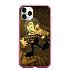 Чехол для iPhone 11 Pro Max матовый Bendy And The Ink Machine 42