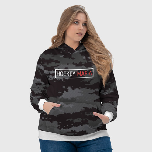 Женская толстовка 3D Hockey mafia, цвет 3D печать - фото 6