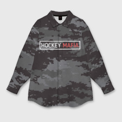 Женская рубашка oversize 3D Hockey mafia