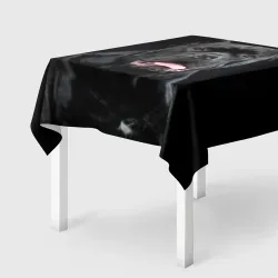 Скатерть 3D Черный кан - корсо