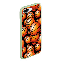 Чехол для iPhone 7Plus/8 Plus матовый Баскетбольные яркие мячи - фото 2