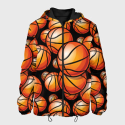 Мужская куртка 3D Баскетбольные яркие мячи