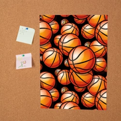 Постер Баскетбольные яркие мячи - фото 2