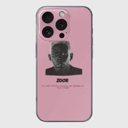 Чехол для iPhone 16 Pro Max силиконовый с защитой камеры Tyler, The Creator igor