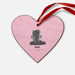 Деревянная игрушка Сердце Tyler, The Creator igor