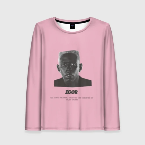 Женский лонгслив 3D Tyler, The Creator igor