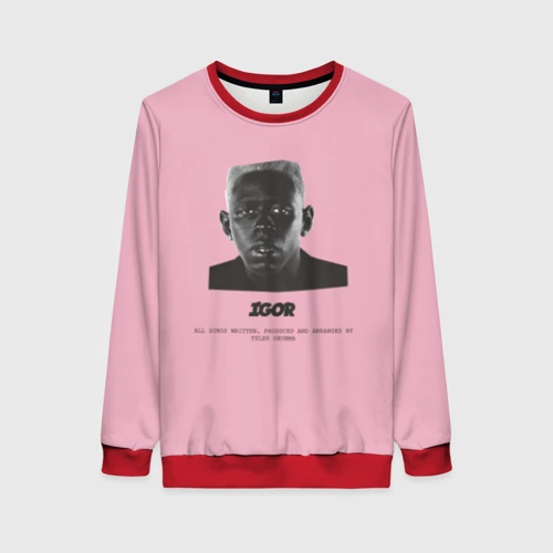 Женский свитшот 3D Tyler, The Creator igor