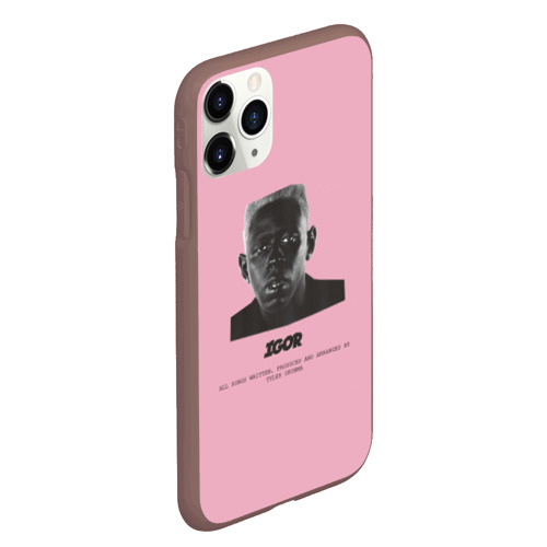 Чехол для iPhone 11 Pro Max матовый Tyler, The Creator igor, цвет коричневый - фото 3