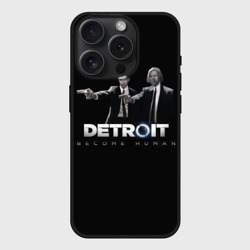Чехол силиконовый для Apple iPhone 15 Pro матовый Detroit Become Human