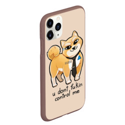 Чехол для iPhone 11 Pro Max матовый Fukin control - фото 2