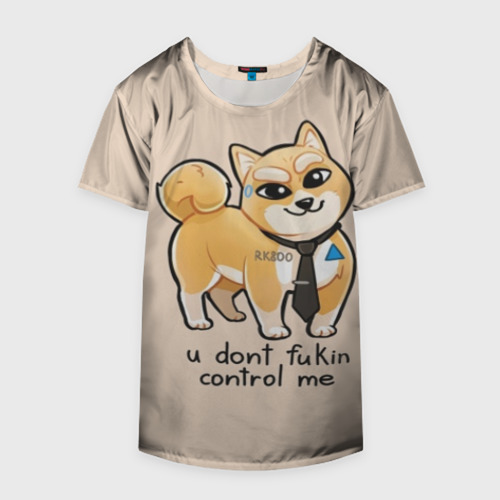 Накидка на куртку 3D Fukin control, цвет 3D печать - фото 4