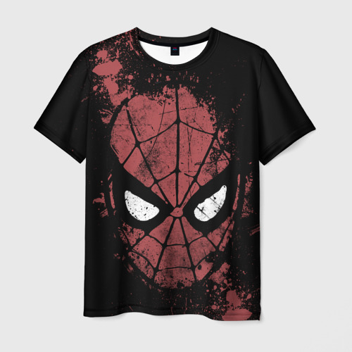 Мужская футболка 3D Spider-man splashes Фото 01 Мужская футболка 3D Spider-man splashes Фото 01