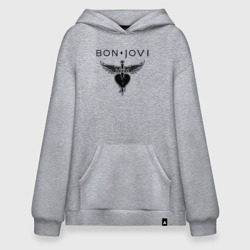 Худи SuperOversize хлопок Bon Jovi