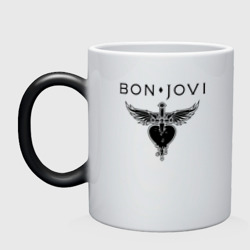 Кружка хамелеон Bon Jovi