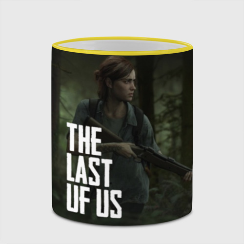 Кружка с полной запечаткой The Last of Us Элли Одни из Нас Ellie, цвет Кант желтый - фото 4