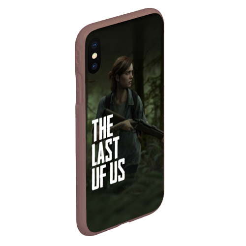 Чехол для iPhone XS Max матовый The Last of Us Элли Одни из Нас Ellie, цвет коричневый - фото 3