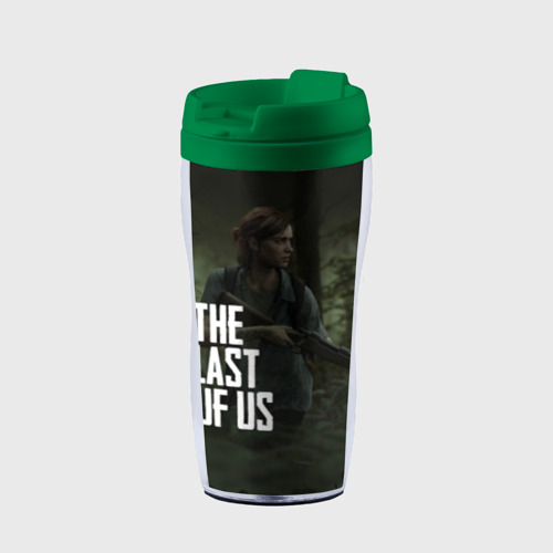 Термокружка-непроливайка The Last of Us Элли Одни из Нас Ellie, цвет зеленый