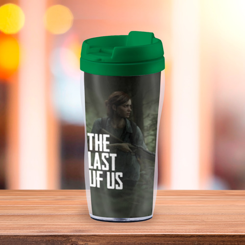 Термокружка-непроливайка The Last of Us Элли Одни из Нас Ellie, цвет зеленый - фото 3