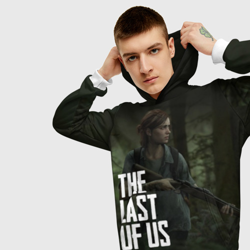 Мужская толстовка 3D The Last of Us Элли Одни из Нас Ellie, цвет белый - фото 5