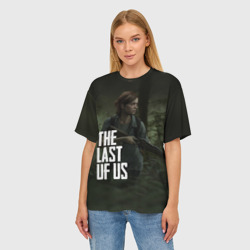 Женская футболка oversize 3D The Last of Us Элли Одни из Нас Ellie - фото 2