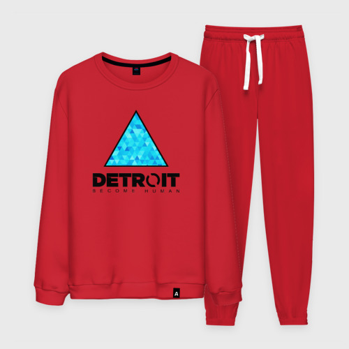 Мужской костюм хлопок Detroit Become Human, цвет красный